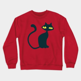 Halloween cat Crewneck Sweatshirt